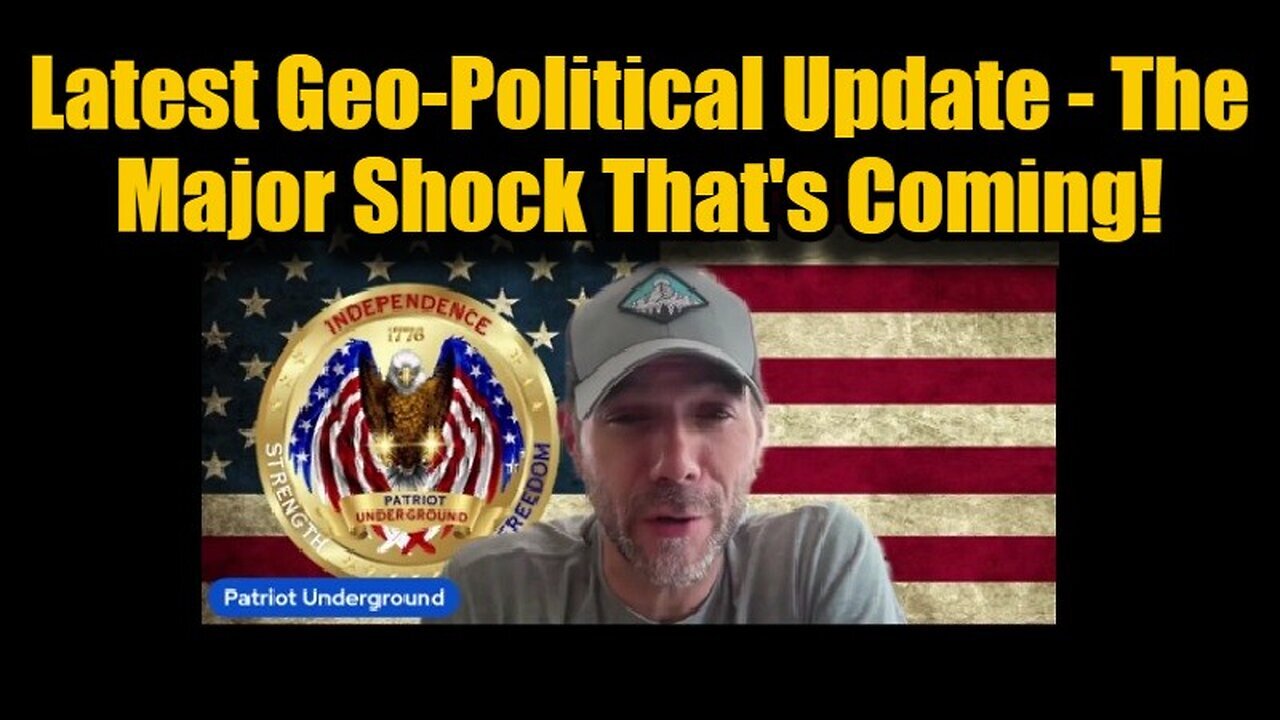 Patriot Underground - Latest Geopolitical Update - The Major Shock That's Coming - 10/28/24.