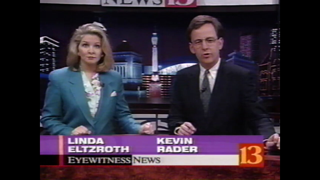 May 14, 1995 - Beginning of 11 PM WTHR Indianapolis Newscast