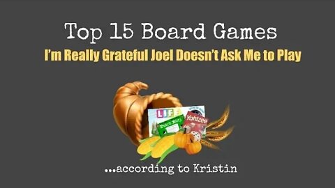 According to Kristin....