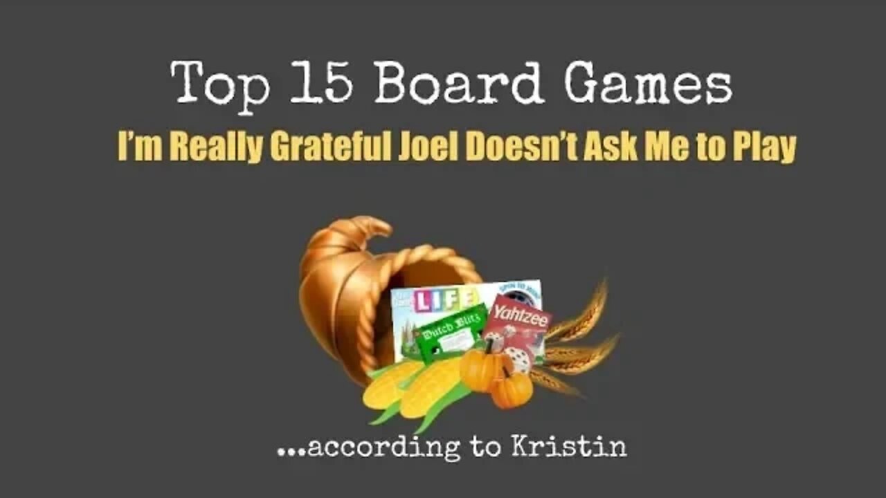 According to Kristin....