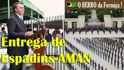 Cerimonia de entrega de Espadins - AMAN