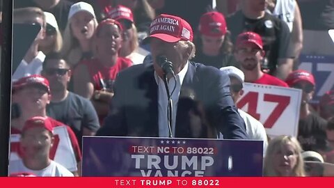 President Trump in Wilmington, NC