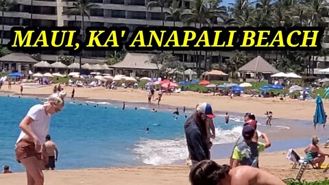 Maui, Ka'anapali Beach Front Shopping and Dining- Whalers Village- walking tour 🇺🇸June 2021