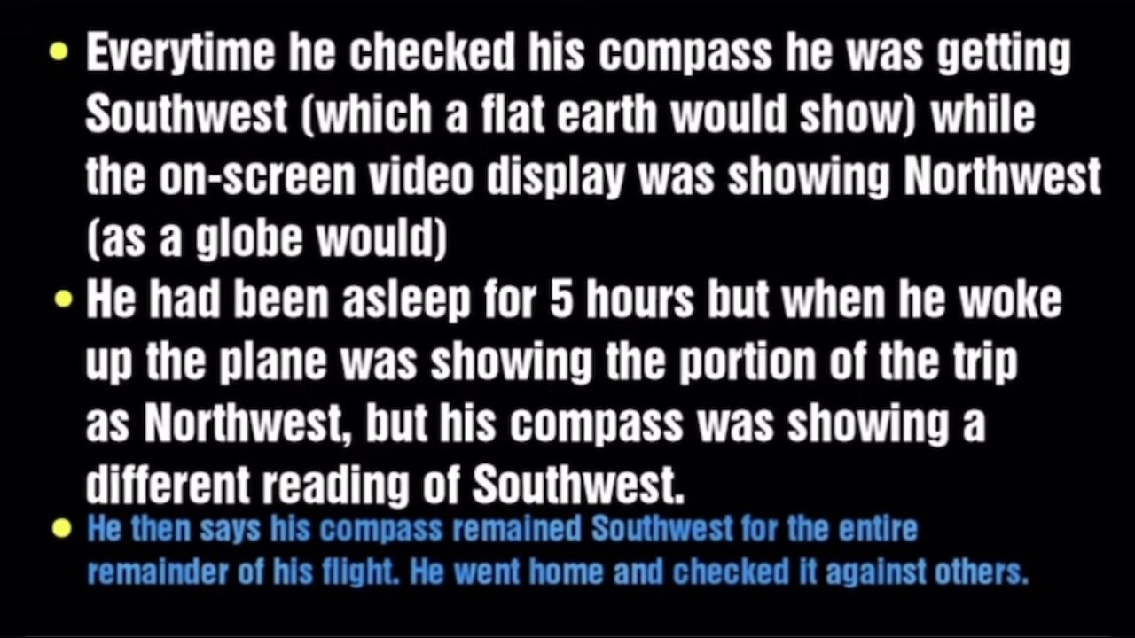 Max Igan;s Santiago to Auckland Flight on Flat Earth