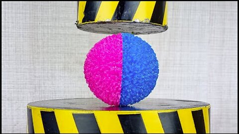 Experiment Hydraulic Press 100 TON vs Ball