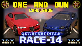 RACE-14 SEMIFINALS — 1&X CHALLENGE — Die Cast Racing