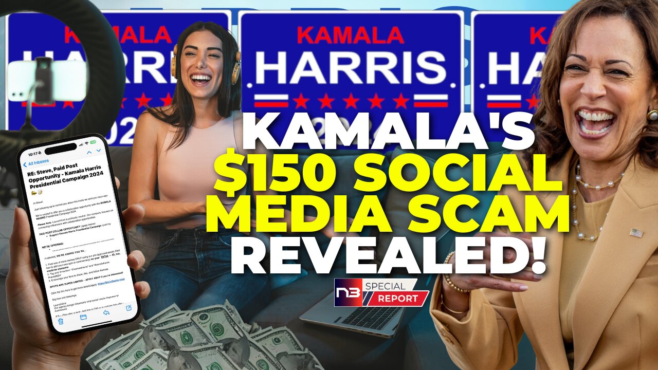 EXPOSED: Kamala Harris Caught Paying Influencers – The Fake Grassroots Support Unveiled!