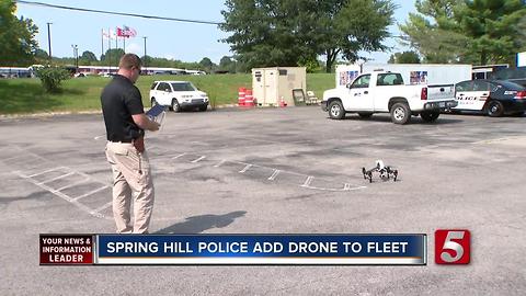 Spring Hill Police Department Adds Drone To Its Fleet