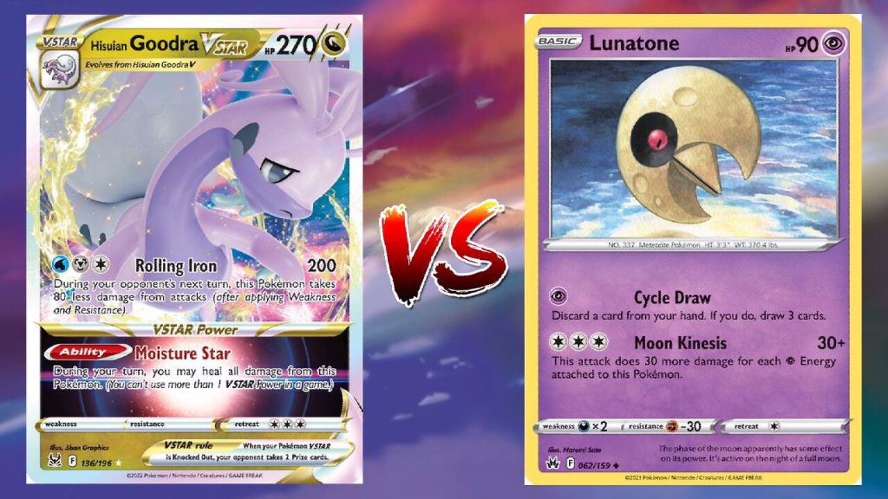 Pokemon TCG Live Hisuian Goodra VSTAR Bibarel VS Lunatone Solrock!!