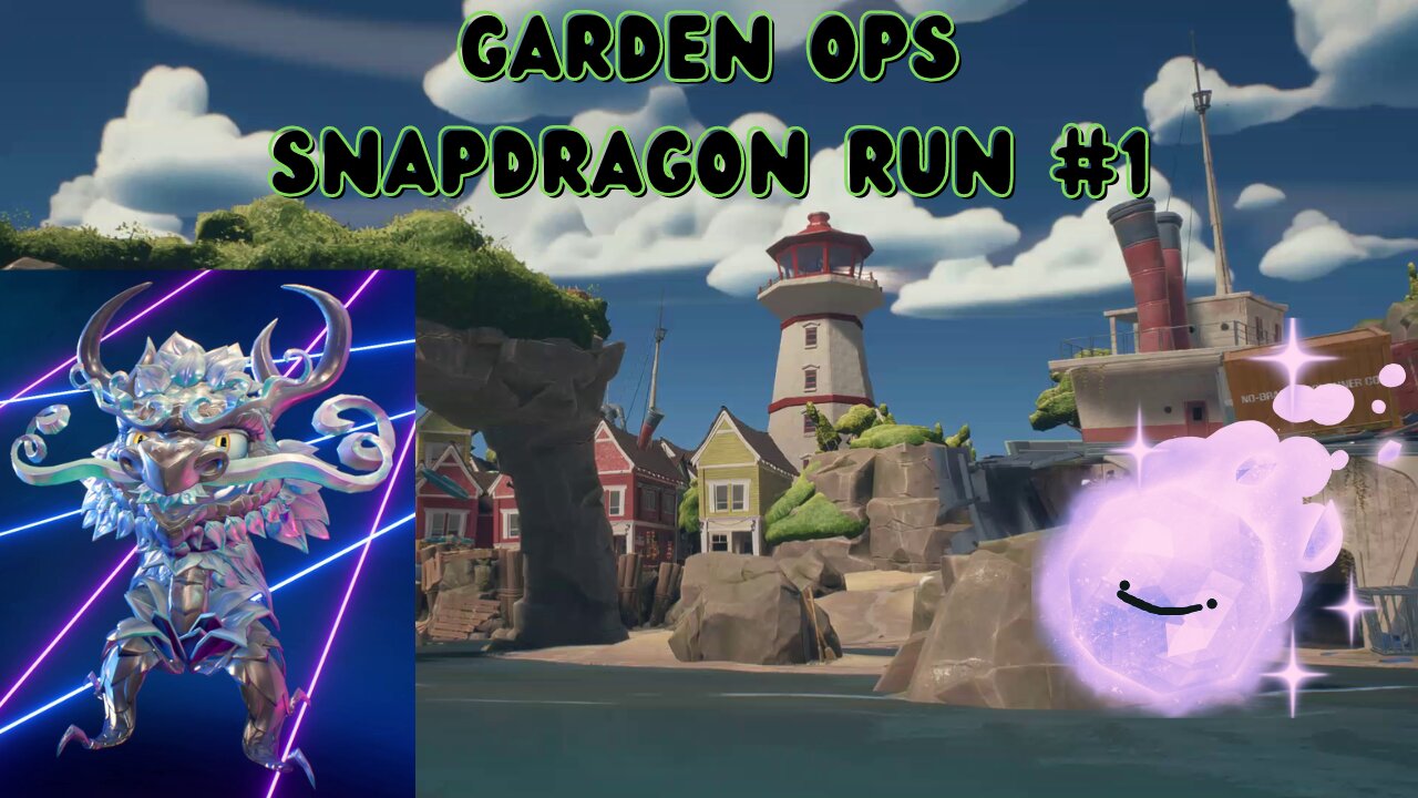 GARDEN OPS SnapDragon RUN #1 Plants vs. Zombies: Battle For Neighborville