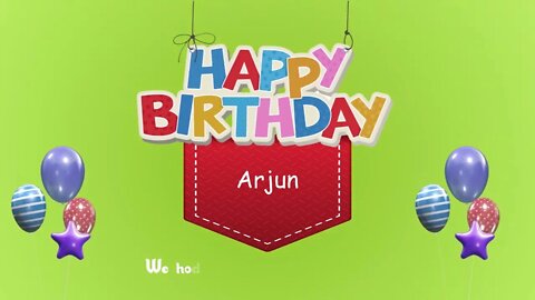 Wish you a Very Happy Birthday Arjun