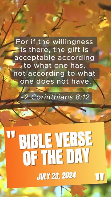 Bible Verse of the Day: July 23, 2024