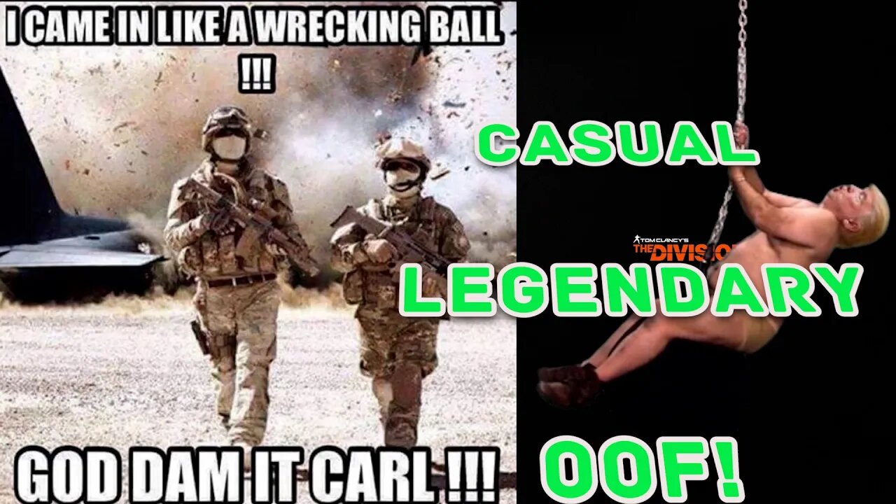 Casual Build In Legendary, Rambling Nonsensical Talk - Division 2
