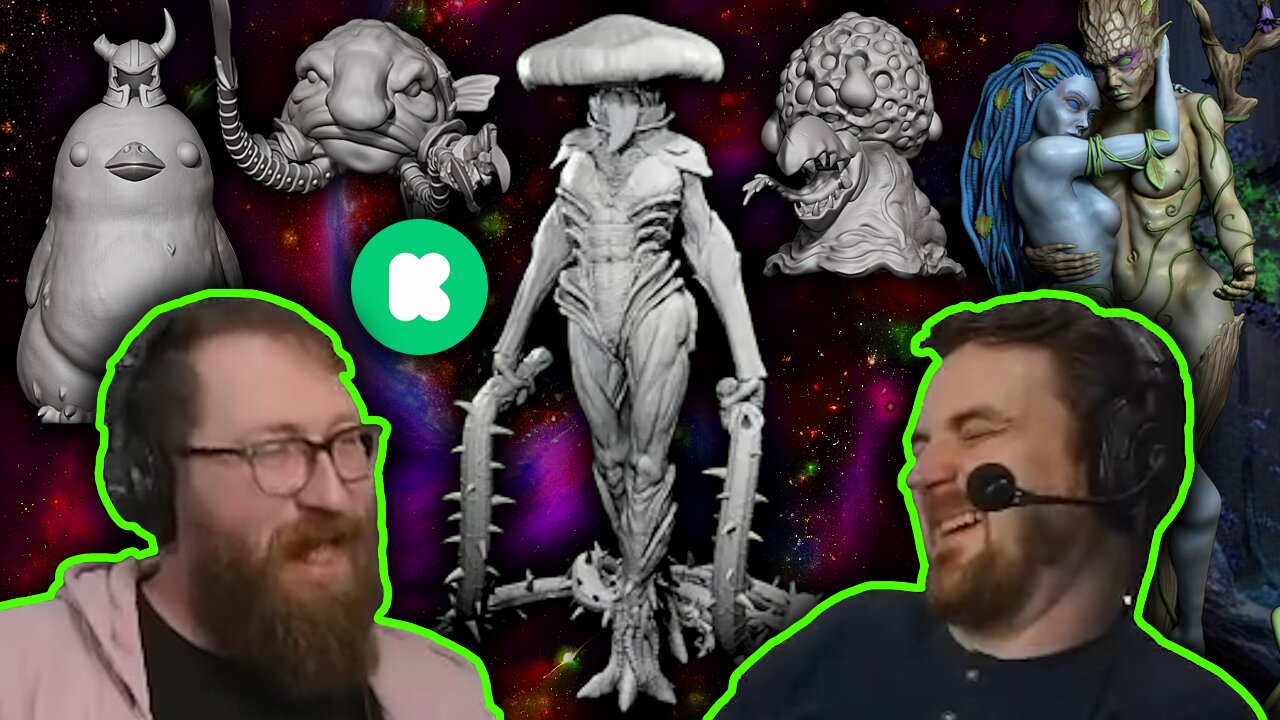 Kickstarter Miniatures 19 - Tom and Ben