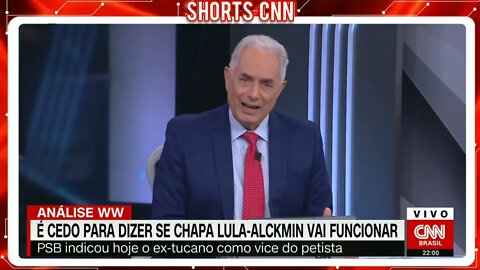 Waack: É cedo para dizer se a chapa Lula-Alckmin vai funcionar | @SHORTS CNN