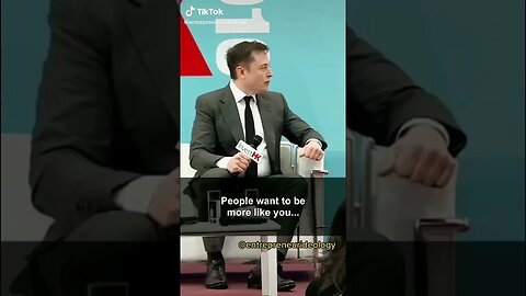 People Want To Be Like Elon Musk tiktok entrepreneurideology