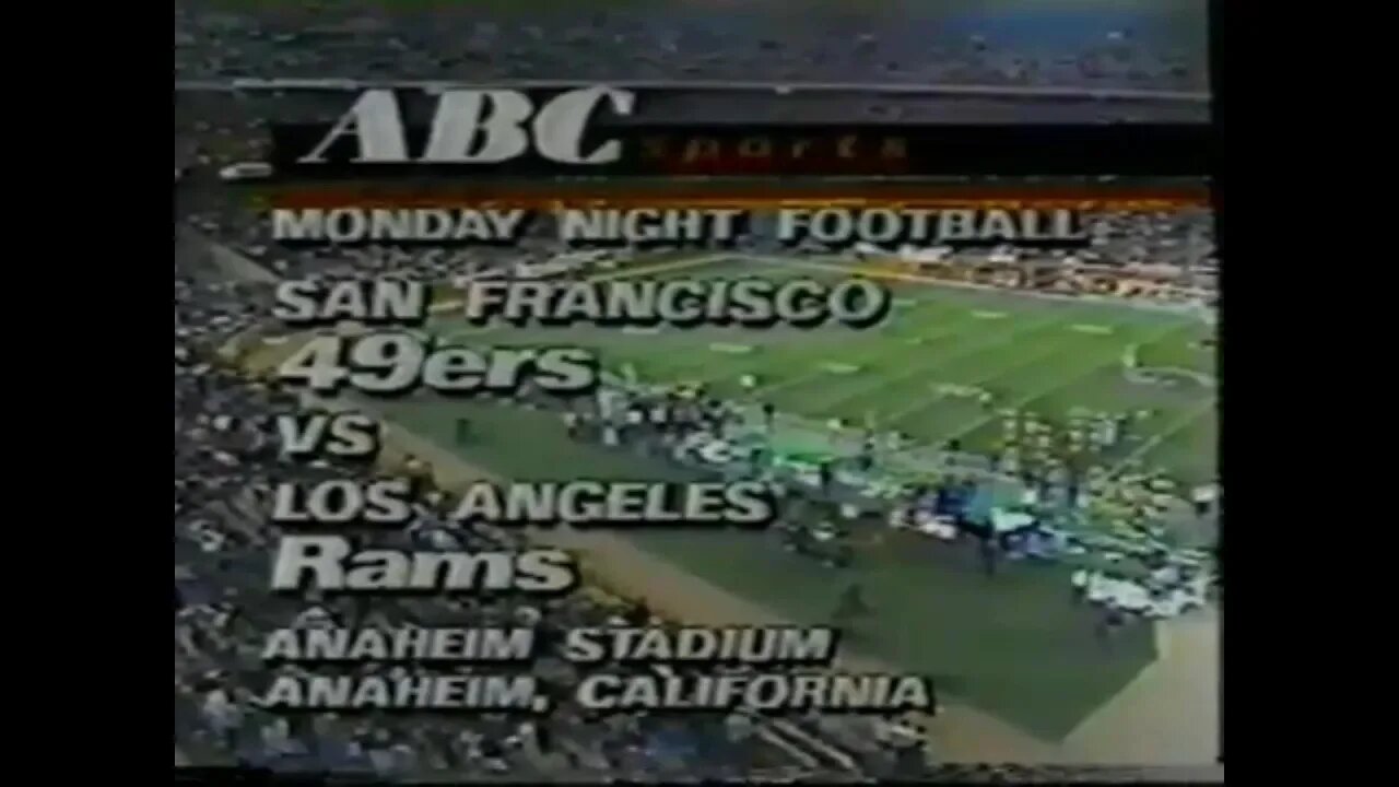 1989-12-11 San Francisco 49ers vs Los Angeles Rams