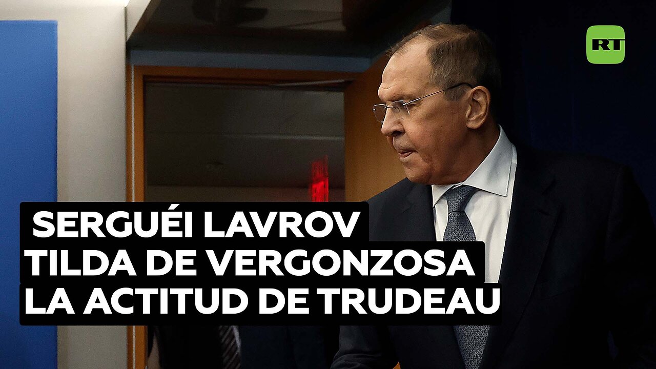 Lavrov califica de vergonzosas las excusas de Trudeau por honrar a un nazi en Parlamento de Canadá