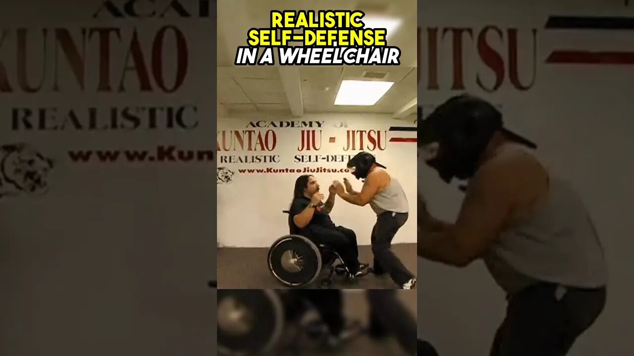 Sensei Brian's self-defense techniques in a wheelchair #selfdefense #bochnerstudio