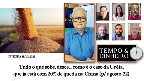 Tudo o que sobe, desce! Como é o caso da Uréia, que já está com 20% de queda na China (p/ agosto-22)