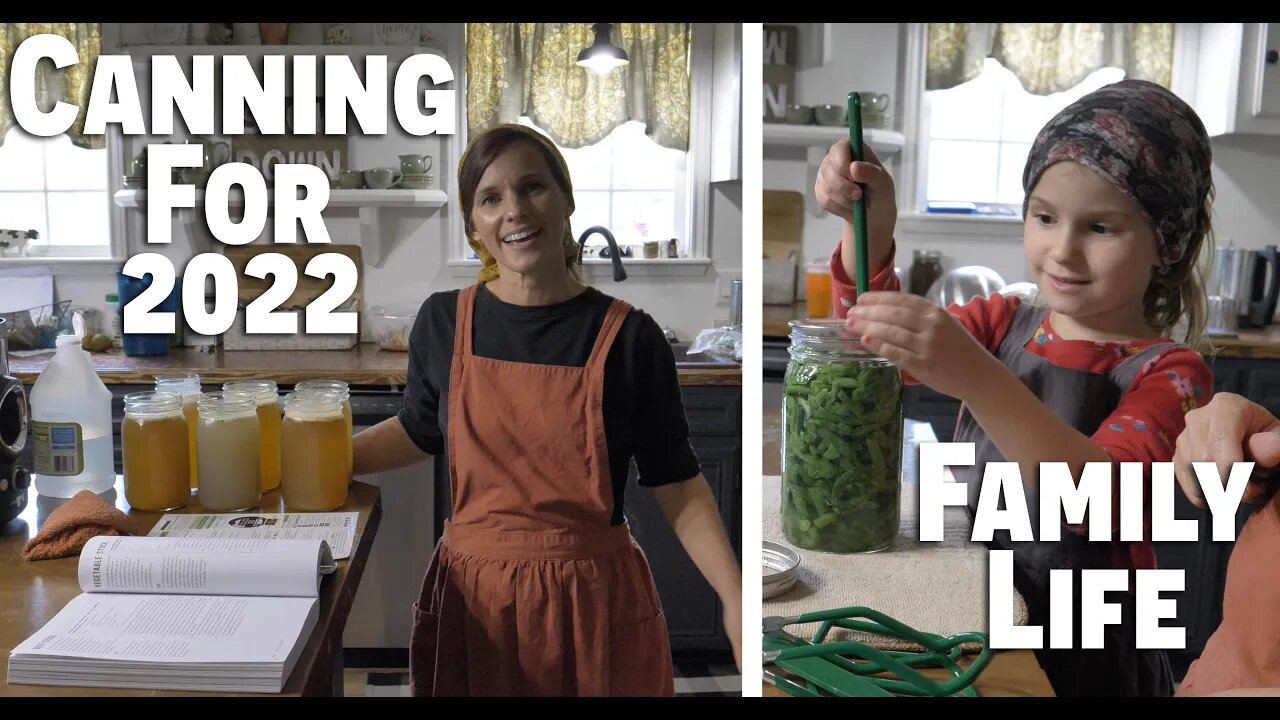 Bulk Food Canning For 2022/ Simple Family Life/ Prepping Like Grandma | EP 48