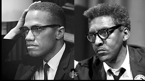 Malcolm, X and Beyard Rustin debate ￼