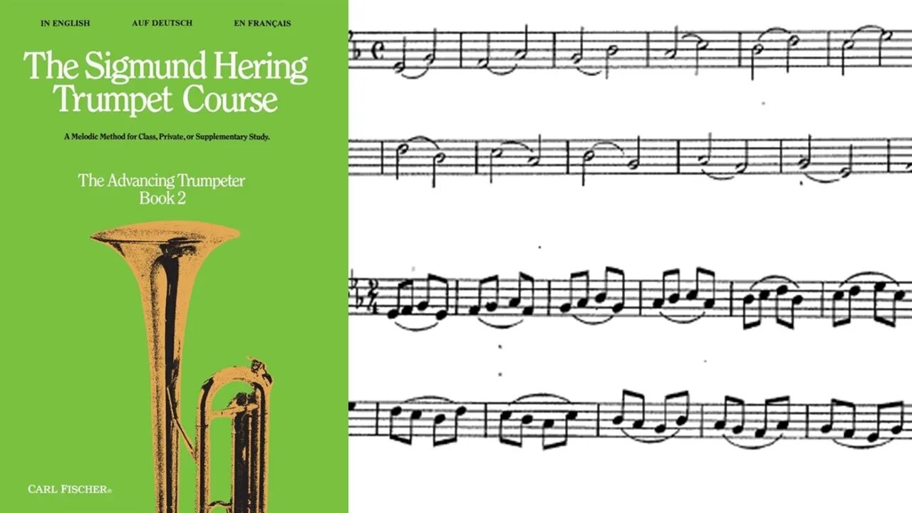 🎺🎺 [MÉTODO DE TROMPETE] Livro 2 do método de Sigmund Hering 05 to 06