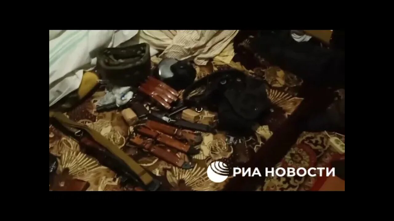 Russian Security Discovered 2 More Caches With Machine Guns, Pistols & Grenades left For Sabotage