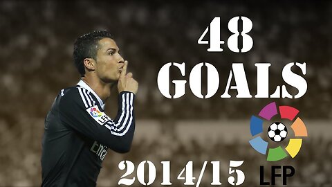 Cristiano Ronaldo all 48 goals in La Liga in 2014/2015