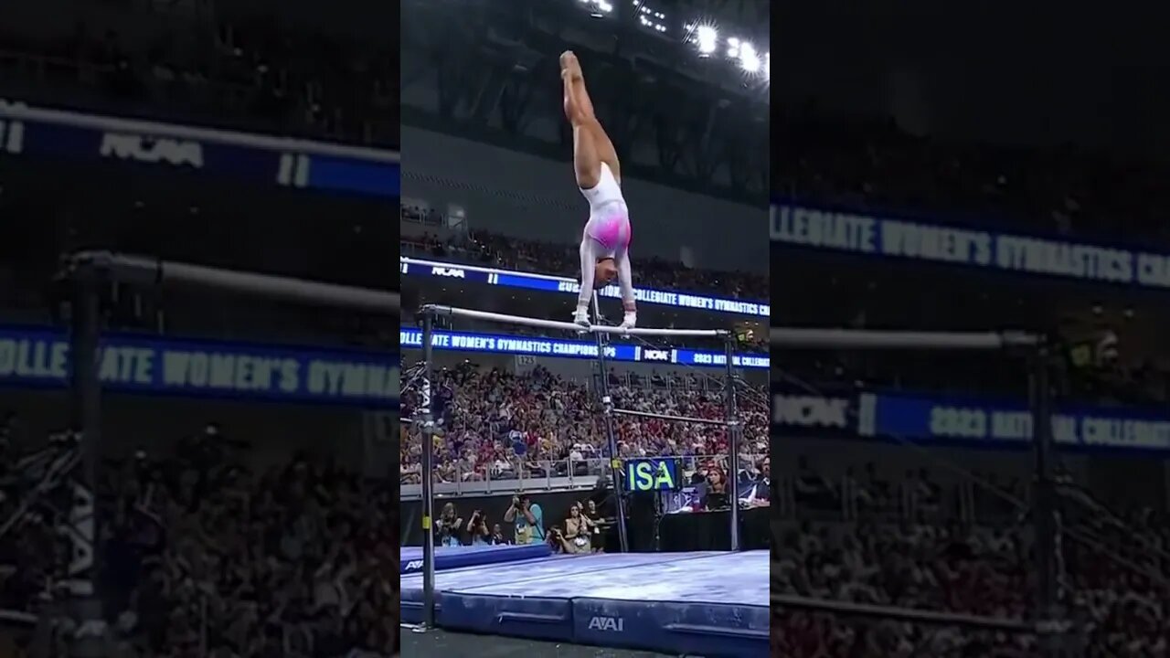 Cristal Isa (Utah) 9.875 on Bars - 2023 NCAA Championships Finals #shorts