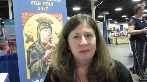 Voices of the Authors Carolyn Astfalk at the Catholic Marketing Trade Show