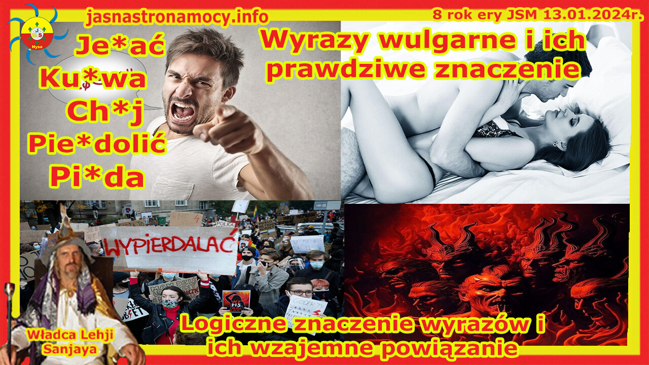 Wyrazy wulgarne i ich prawdziwe znaczenie Logiczne znaczenie wyrazów i ich wzajemne powiązanie