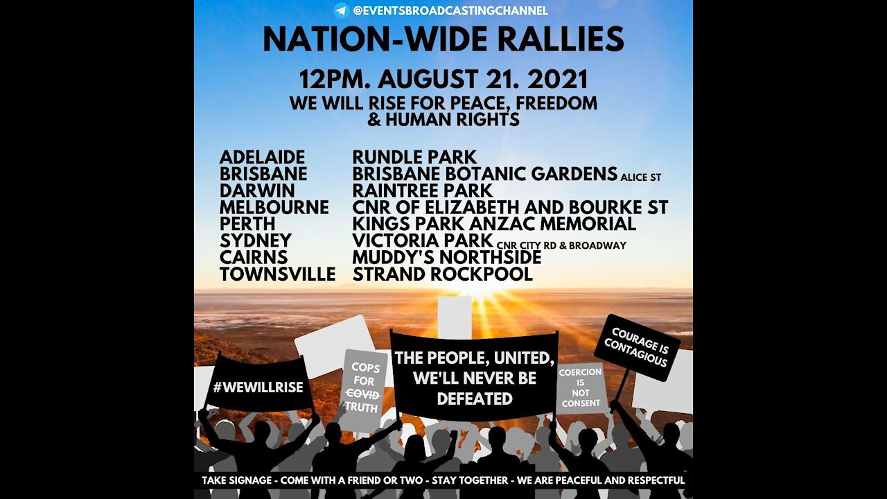 Stand Up Australia, Stand Up Beautiful Citizens Of Earth