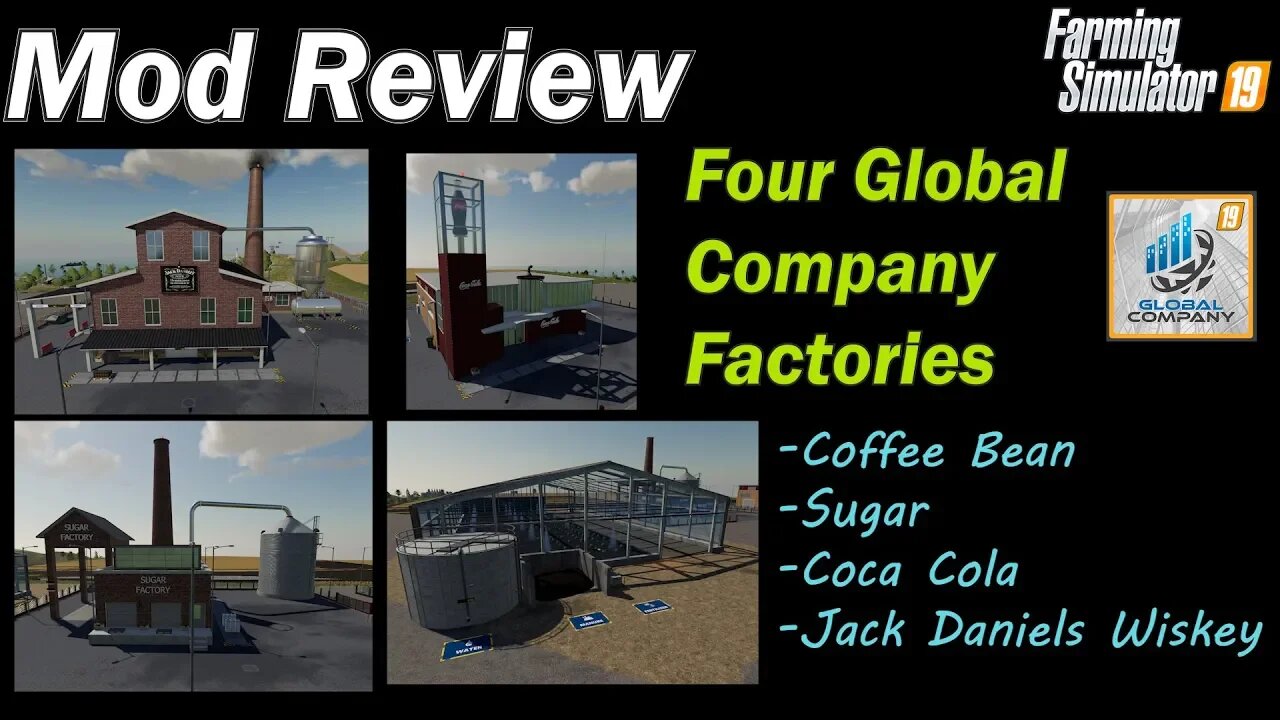 Mod Review - Coffee Bean, Sugar, Coca Cola and Whiskey Production