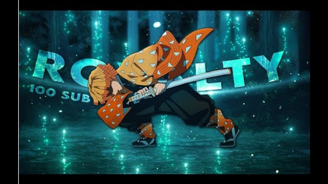 Zenitsu - Royalty | 100 Sub edit [Edit/AMV] + Project file #demonslaye #anime