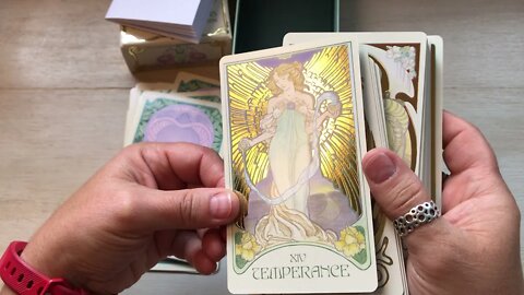 Unboxing Ethereal Visions Illuminated Tarot Deck by Matt Hughes