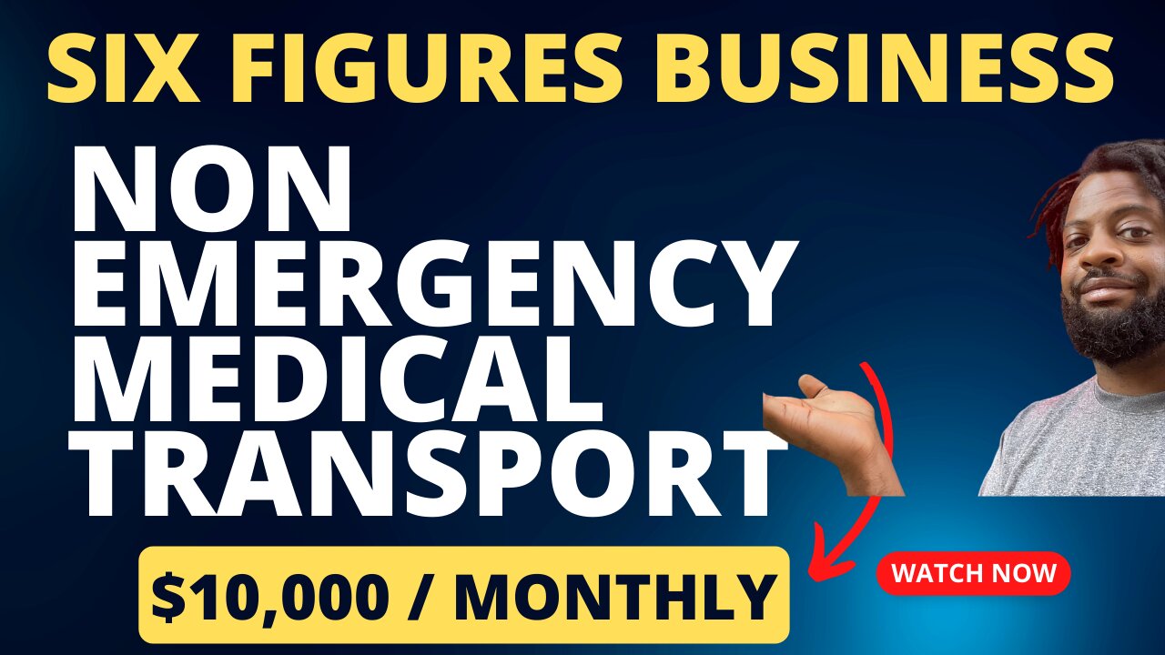 How to get started in non emergency medical transport. Make $18000 Month