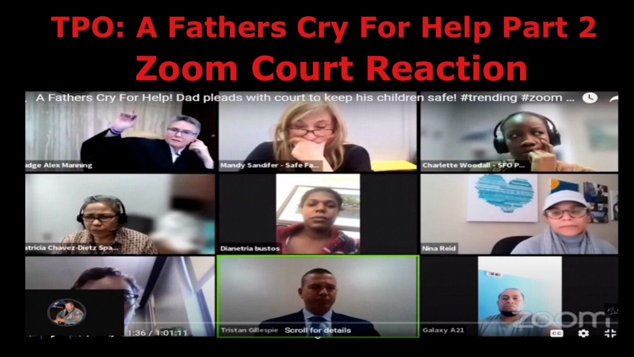 A Fathers Cry For Help in Court Part 2. Zoom TPO Court Reaction.