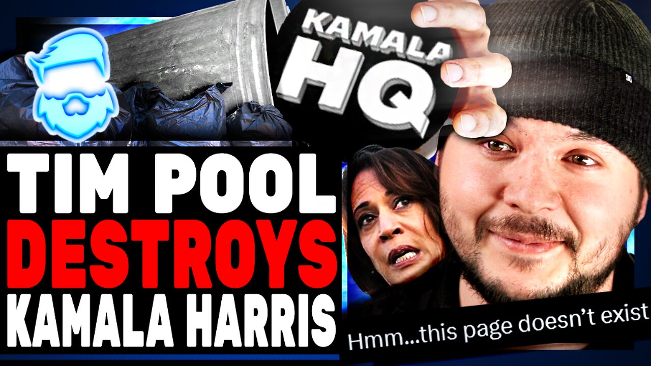 Kamala Harris SUED By Tim Pool & HE JUST WON! Humiliating (Perhaps Very Expensive) Loss For Kamala