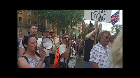 London Freedom protest - big numbers for a Monday - 14-06-21