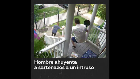 Hombre echa de su casa a un intruso a base de sartenazos