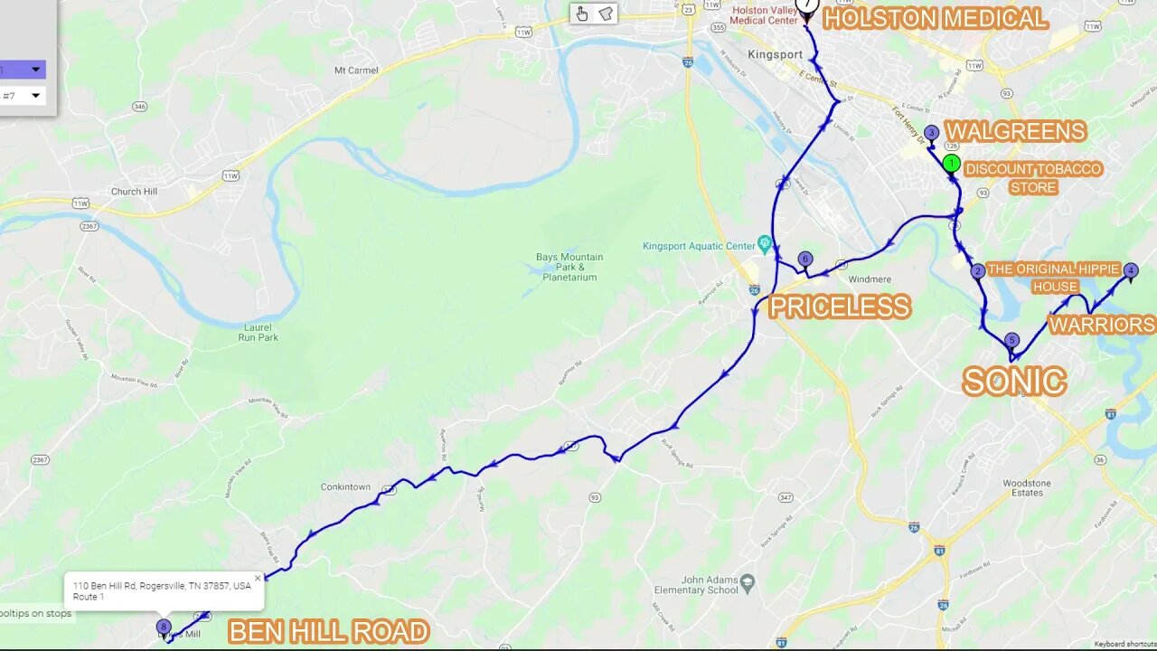 SUMMER WELLS ROUTE ON JUNE 15TH ACCORDING TO CANDUS BLY
