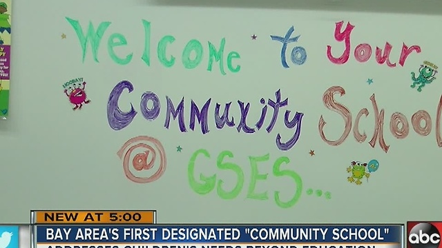 Bay area's first designated "community school"
