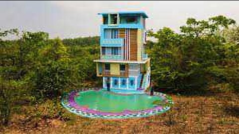 Most Inspiring Private Swimming Pool Design for Modern Mud House