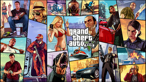 Grand theft Auto - V (Story mode - New game) Hindi & English