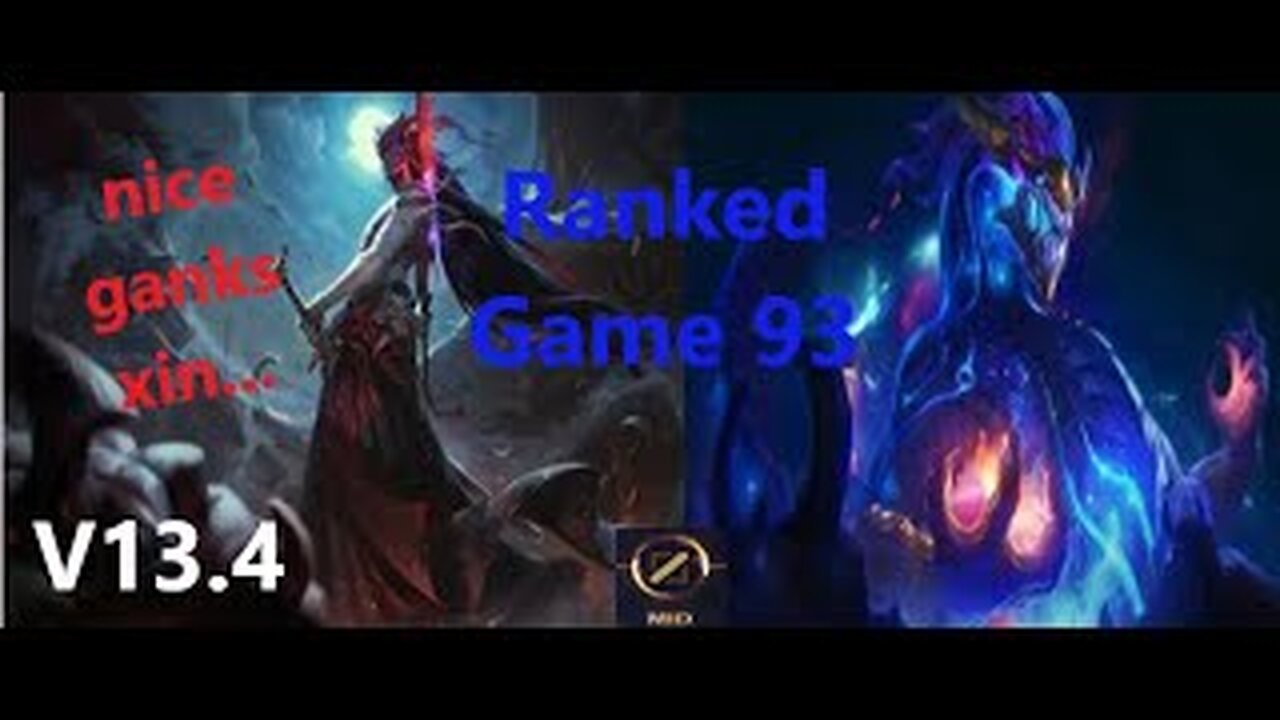 Ranked Game 93 Yone Vs Aurelion Sol Mid League Of Legends V13.4