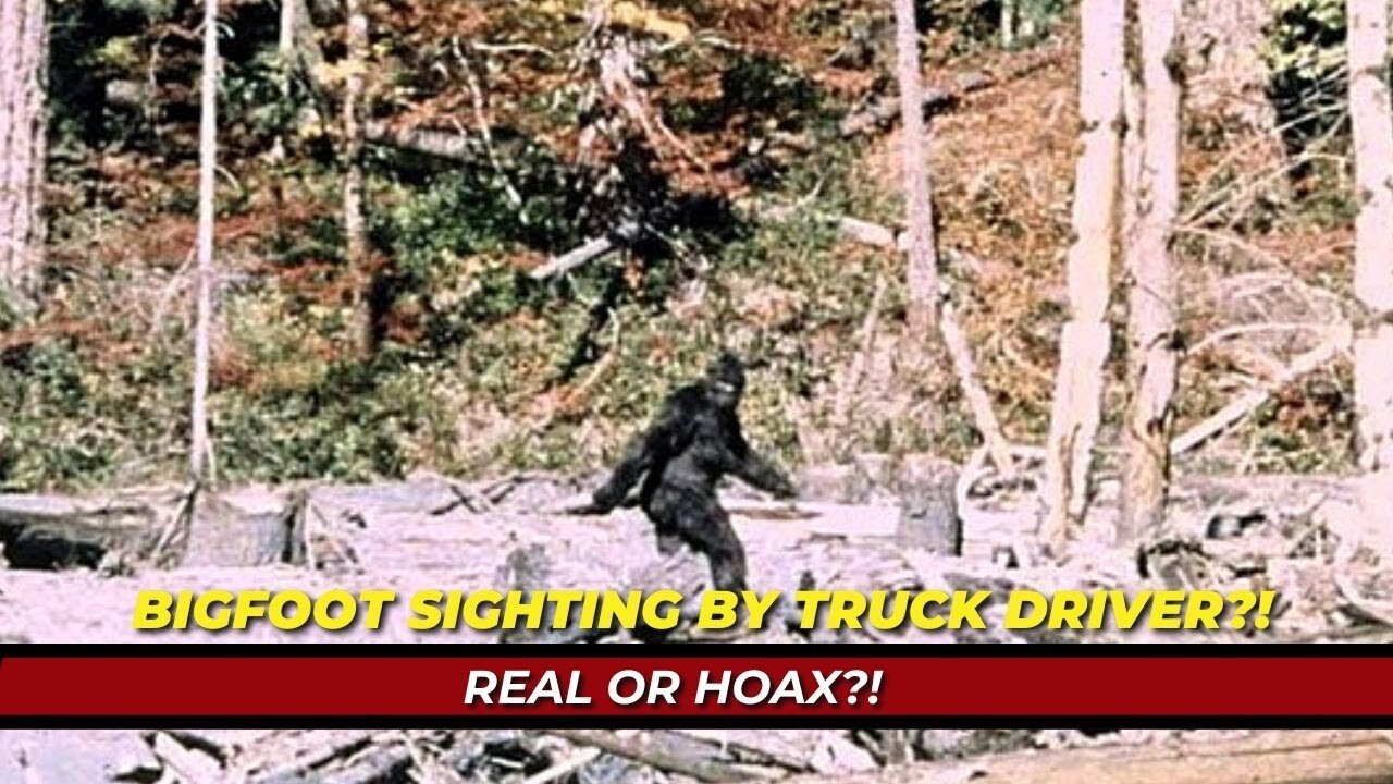 Truck Driver Encounter: I Finally Found Proof That Bigfoot Exists