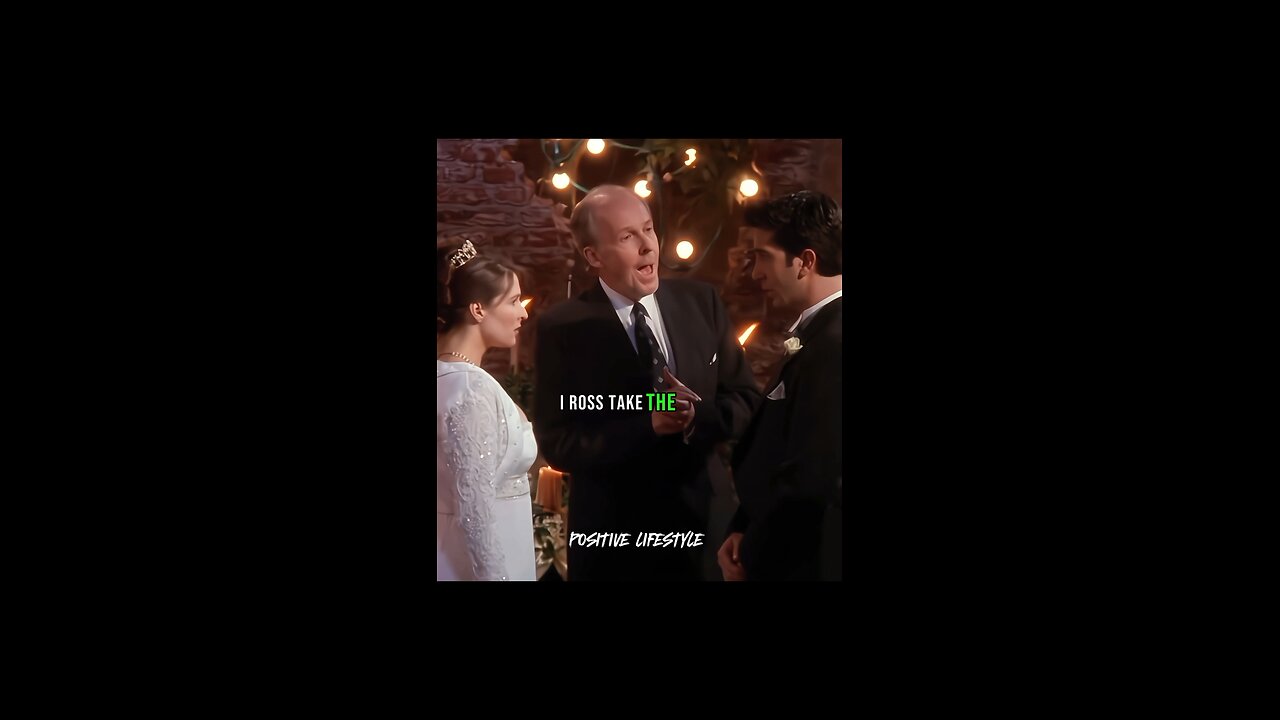 Ross Says Rachel At The Wedding🤣 #friends