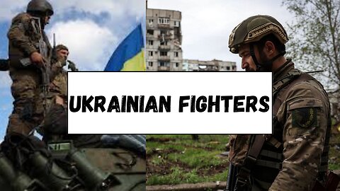 Ukrainian fighters are transporting