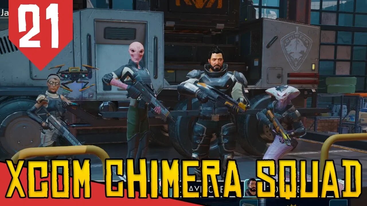 Waifu Rabuda CARREGANDO - XCOM Chimera Squad #21 [Série Gameplay Português PT-BR]